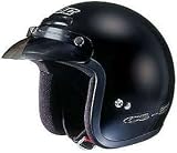 HJC CS-5 CS5 CRUISER BLACK MOTORCYCLE Open-Face-Helmet