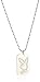 Playboy Dog Tag With Cubic Zirconia Bunny Head Silver-Tone Pendant, 22
