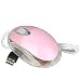 3-Button USB Optical Wide Wheel Mouse (Pink)