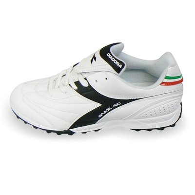 ディアドラ（diadora） BRASIL RIO TF JR J　ホワイト×ブラック　ディアドラ トレーニングシューズ