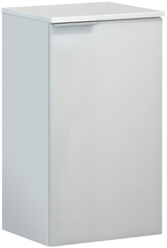 Fackelmann 80918 Unterschrank Kara Bianco, 1 Tür, Türanschlag rechts, 1 Einlegeboden, BxHxT: 40.5 x 70 x 32 cm