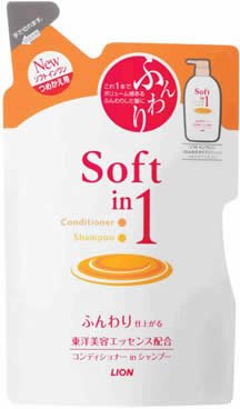 ソフトインワンシャンプー ふんわりタイプ 詰替用390ml