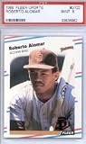 1988 Roberto Alomar Fleer Update Baseball MLB Rookie Cards - Professionally Graded a PSA 9 (San Diego Padres)