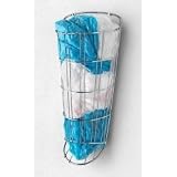 Plastic Bag Holder - Keeps Plastic Grocery Bags Organized (Chrome) (16.5
