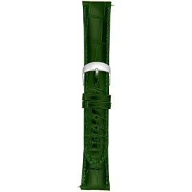 Swiss Watch International 21 MM Emerald Green Genuine Alligator Strap 21AAT07M by Swiss Watch International