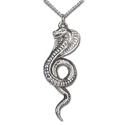 Egyptian Cobra Pendant Necklace