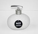 STONE FINISH CHROME LIQUID SOAP DISPENSER BATHROOM bge, HH3880