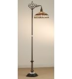 70H Tiffany Edwardian Bridge Arm Floor Lamp Floor Lamps