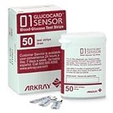 Arkray Glucocard sensor 01 blood glucose monitoring test strips - 50 each