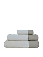 CASUAL AVENUE Toalla Hampton (Marfil/Gris)