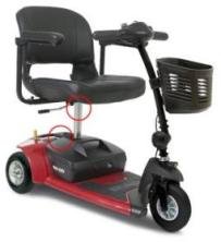 Go-Go Ultra X 3-Wheel Travel Mobility Scooter - Red