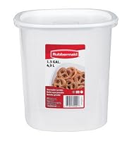 Rubbermaid Servin Saver White Canister 1.3 Gal.