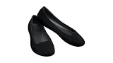 crocs Women's Mccall Winter Flat,Black/Black,7 M US