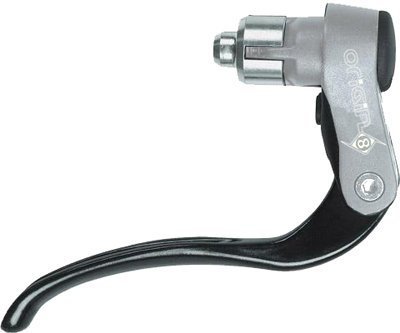 Origin8 Multi-Sport Bar End Levers - 1 Pair, Silver/Black