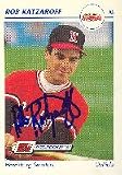 Rob Katzaroff, Harrisburg Senators - Expos Affiliate Autographed Card