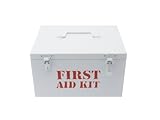 Present Time Army Metal Medicine Storage Box, Small