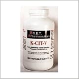 K-Cit-V - Chewable Potassium Citrate - 100 Tablets