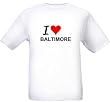 I LOVE BALTIMORE - City-series - White T-shirt
