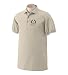 Personalized custom embroidered golf crest on polo shirt