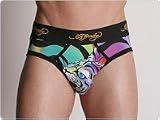 Ed Hardy Tiger Collage Hip Brief