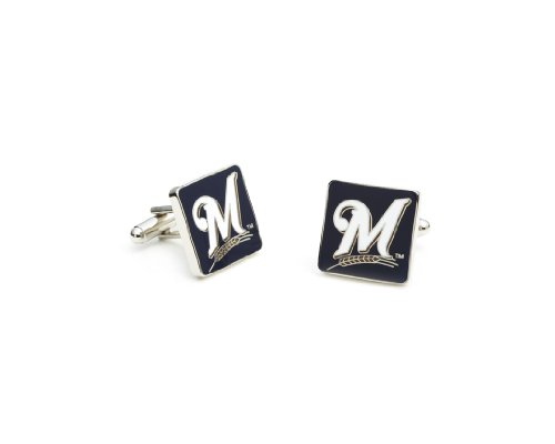 MLB Milwaukee Brewers Cufflinks