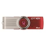 Kingston Datatraveler 101 Gen 2 With urDrive 8GB USB 2.0 (Red)