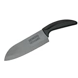 Boker Knives C4s Black Ceramic Santoku Kitchen Knife With Black Delrin Handle