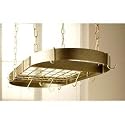 Oval With Grid - Hammered Bronze, Brass