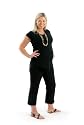 Maternity and breastfeeding top with integrated Maternity Nursing Bra - Tee Black