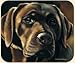 Fiddler's Elbow Pollyanna Pickering Chocolate Labrador Lab Mouse Pad