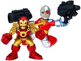  Marvel Superhero Squad Series 14 Mini 3 Inch Figure 2-Pack Deathlok and Iron Man 2020