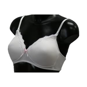 Padded Drop Cup Nursing Bra White 40DD