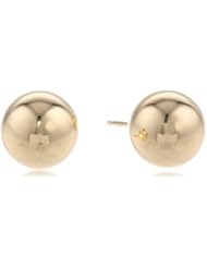 18k Gold 9mm Ball Studs