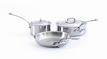 Big Sale Best Cheap Deals Mauviel M'Cook 5210.05 5 Piece Stainless Steel Cookware Set, Cast Stainless Steel Handle