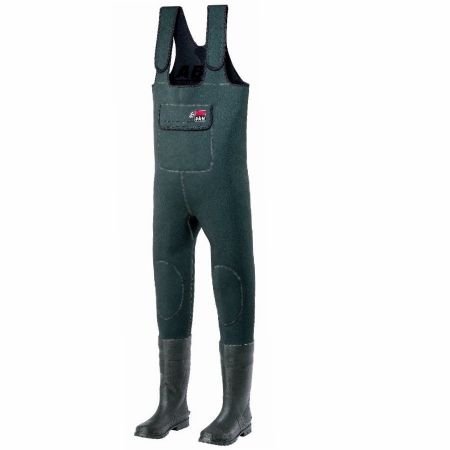 DAM 3,5mm Neopren Wathose mit Gummisohle Gr. 44/45