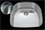 21X23 0 Hole 1 Bowl Undercounter 18 gauge Stainless Steel Sink