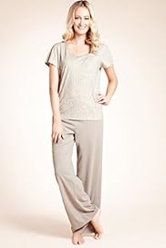 Pure Cotton Scoop Neck Animal Print Pyjamas