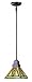 Z-Lite Z8-45MP Chestnut Bronze Shalimar Traditional / Classic 1 Light Down Lighting Mini Pendant wit