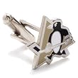 Pittsburgh Penguins Cufflinks - NHL Hockey Sports Themed Formal Wear