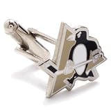 Pittsburgh Penguins Cufflinks - NHL Hockey Sports Themed Formal Wear