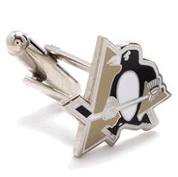 Pittsburgh Penguins Cufflinks - NHL Hockey Sports Themed Formal Wear