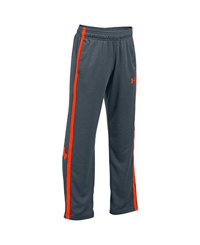 Under Armour Boys' UA Champ Warm-Up Pants SM (8 Big Kids) X One Size STEALTH GRAY