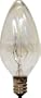 GE 48394-12 15-Watt Crystal Clear Flame Tip Auradescent F10, 12-Pack