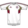 Adidas FC Bayern M�nchen Trainings-Shirt Herren 2011-2012 Farbe: wei�/rot/gold