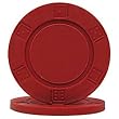 100 Casino Dice Poker Chips - Red