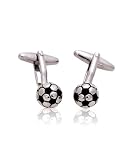 Soccer ball Sports Silver Cufflinks
