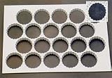 Thermo Cookie Cutting Sheet 1-3/4 Rosette 72/Sheet