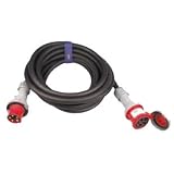 CEE-Verlängerung 125 A, schwere Gummischlauchleitung H07RN-F, IP
