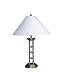 ORE International 6231SN Metal Table Lamp, Silvertone