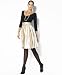Lauren by Ralph Lauren Evalina Two-Tone Dress with Sash